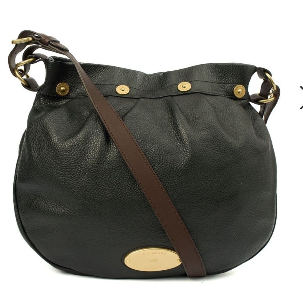 Mulberry Mitzy Tote in Black, Calfskin Leather Bag